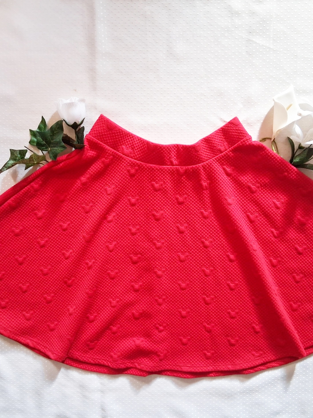 Disney x LC Lauren Conrad Red Minnie Mouse Skirt